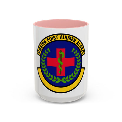 22 Healthcare Operations Squadron AMC (U.S. Air Force) Accent Coffee Mug
