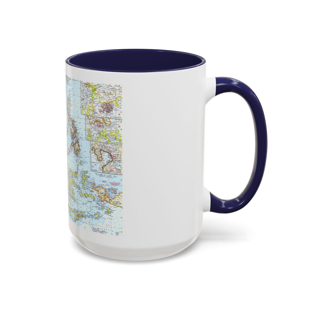 Asia - Southeast (1961) (Map) Accent Coffee Mug