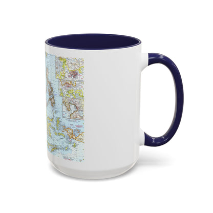 Asia - Southeast (1961) (Map) Accent Coffee Mug