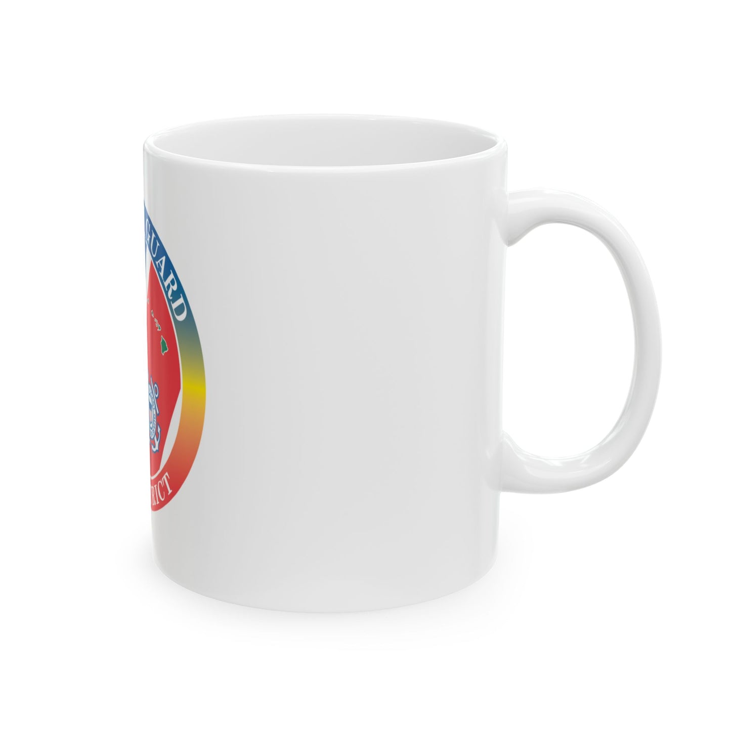 14th CG District (U.S. Coast Guard) White Coffee Mug