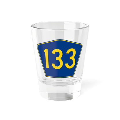 PR secondary 133 (Puerto Rico) (Road Sign) Shot Glass 1.5oz