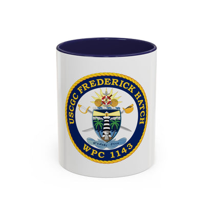 USCGC Frederick Hatch WPC 1143 (U.S. Coast Guard) Accent Coffee Mug