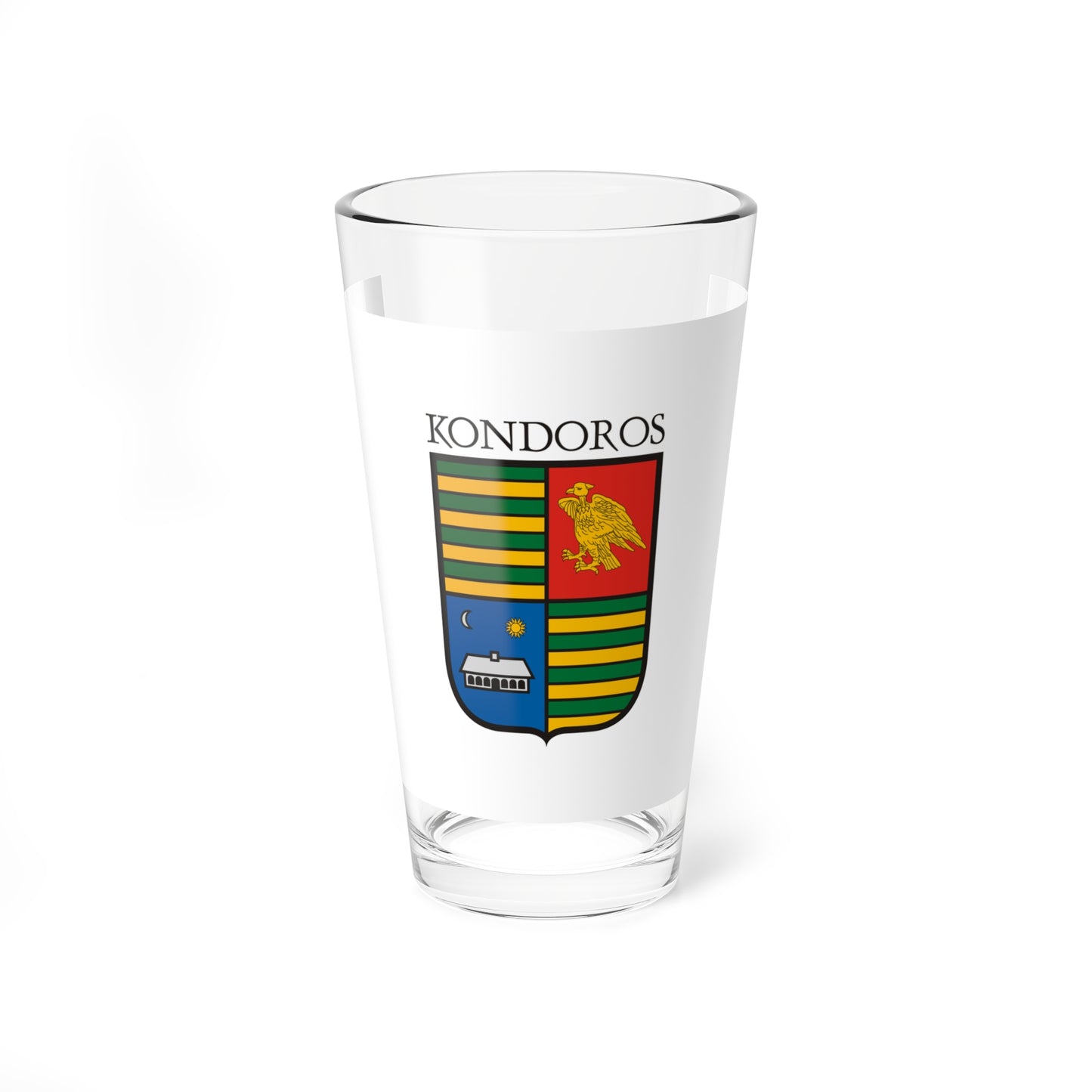 Flag of Kondoros (Hungary) Pint Glass 16oz
