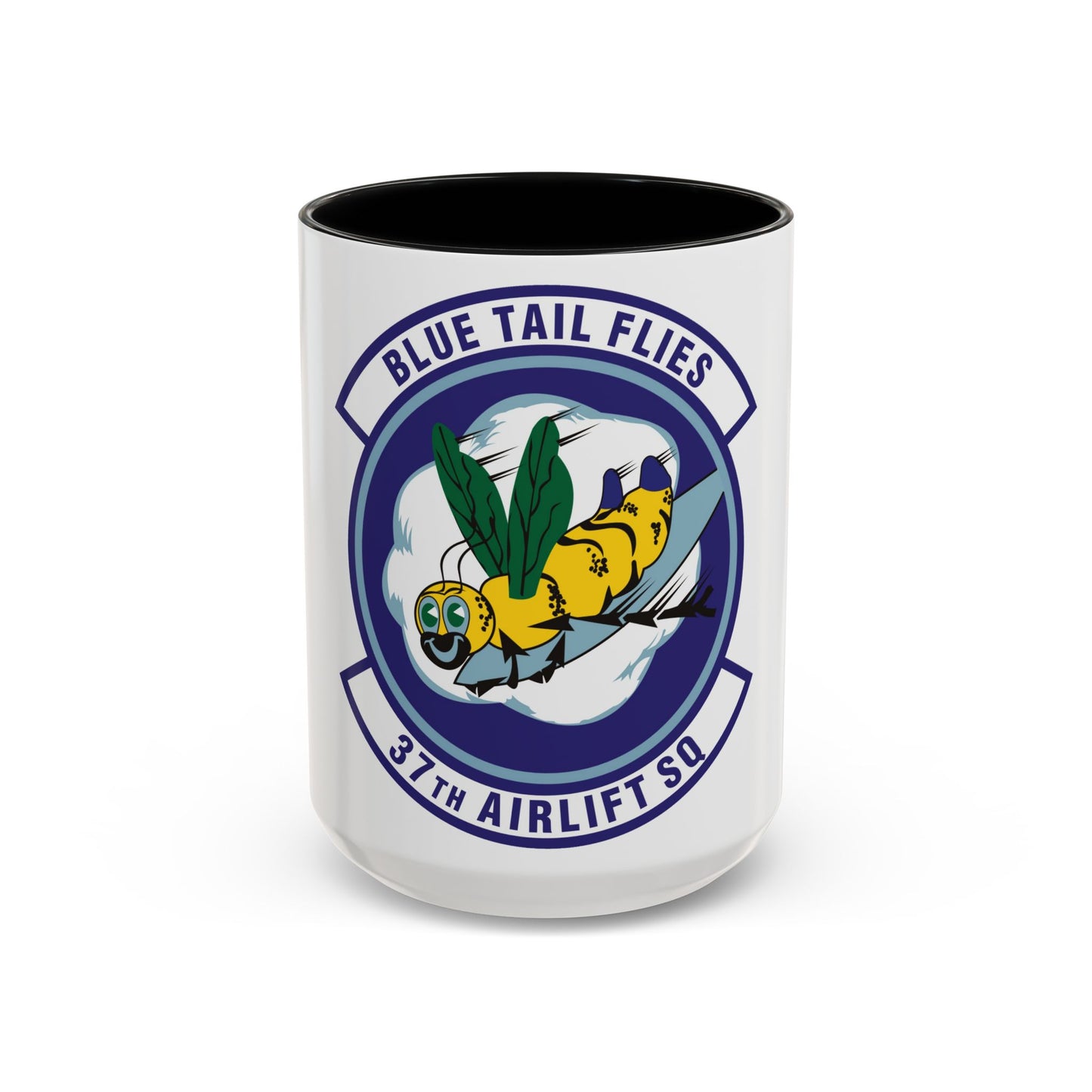 37th Airlift Squadron (U.S. Air Force) Accent Coffee Mug