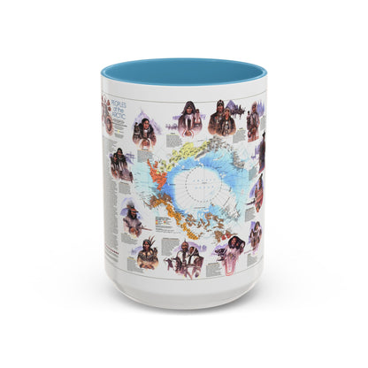 Arctic - Peoples of the (1983) (Map) Accent Coffee Mug