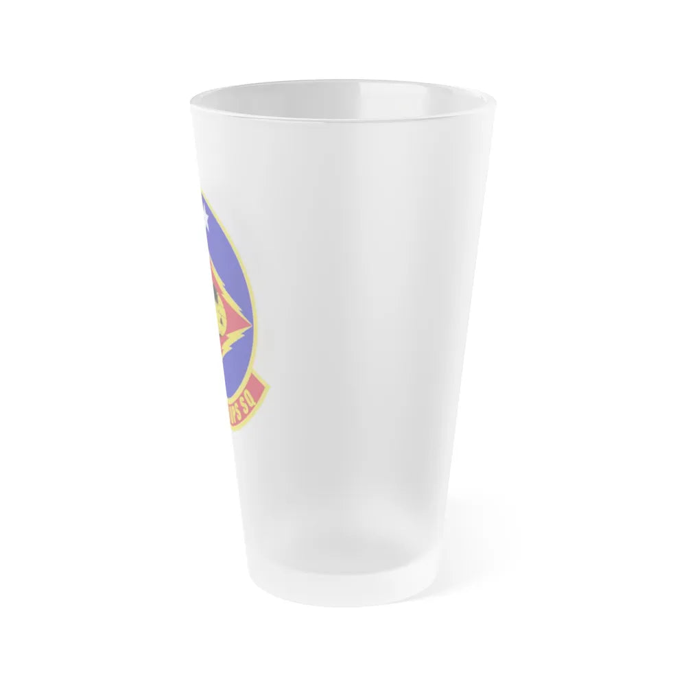 175th Information Operations Squadron (U.S. Air Force) Frosted Pint Glass 16oz-Go Mug Yourself