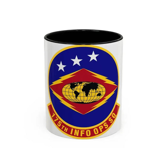 175th Information Operations Squadron (U.S. Air Force) Accent Coffee Mug 11oz Black - Go Mug Yourself
