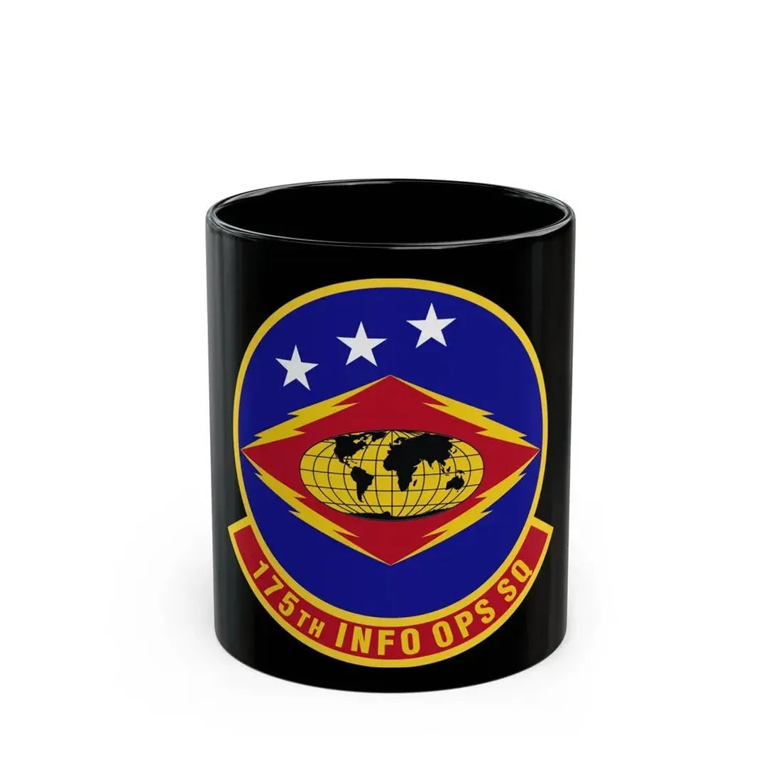 175th Information Operations Squadron (U.S. Air Force) Black Coffee Mug 11oz - Go Mug Yourself