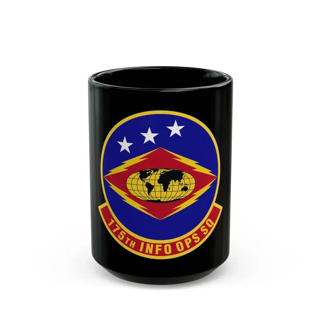175th Information Operations Squadron (U.S. Air Force) Black Coffee Mug - Go Mug Yourself