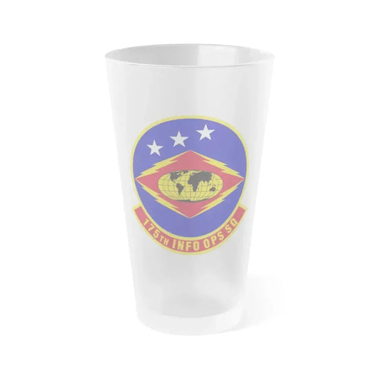 175th Information Operations Squadron (U.S. Air Force) Frosted Pint Glass 16oz 16oz Frosted - Go Mug Yourself