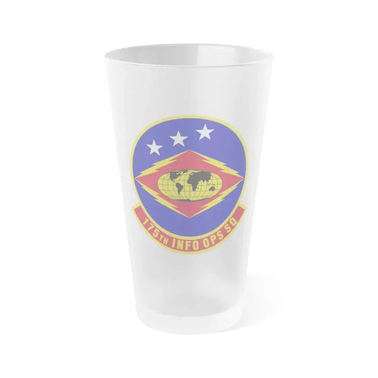 175th Information Operations Squadron (U.S. Air Force) Frosted Pint Glass 16oz 16oz Frosted - Go Mug Yourself