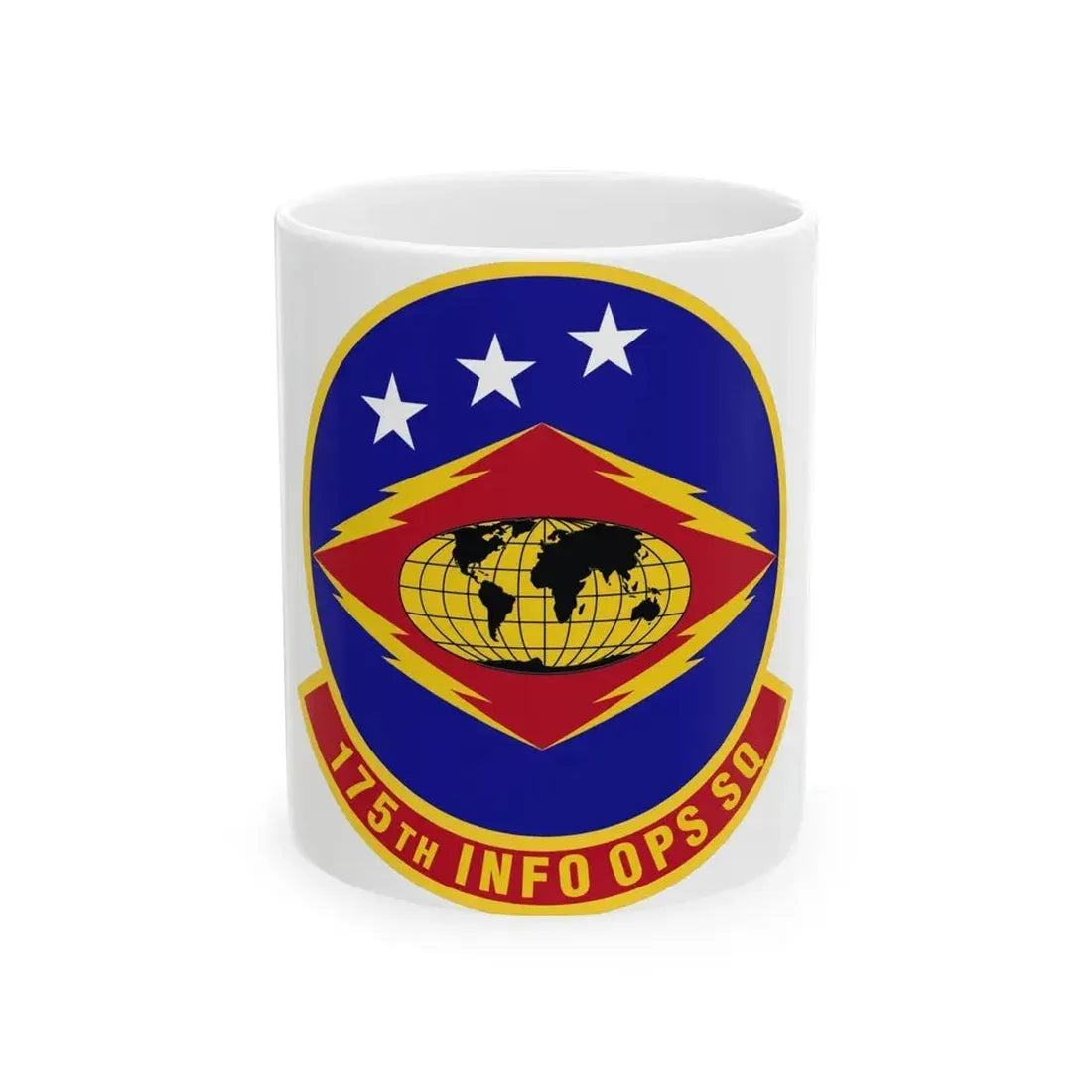 175th Information Operations Squadron (U.S. Air Force) White Coffee Mug 11oz - Go Mug Yourself