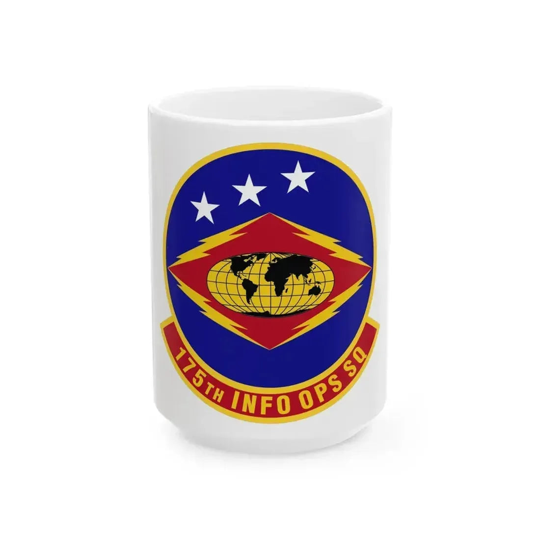 175th Information Operations Squadron (U.S. Air Force) White Coffee Mug 15oz - Go Mug Yourself