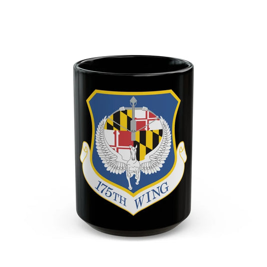 175th Wing (U.S. Air Force) Black Coffee Mug-15oz-Go Mug Yourself