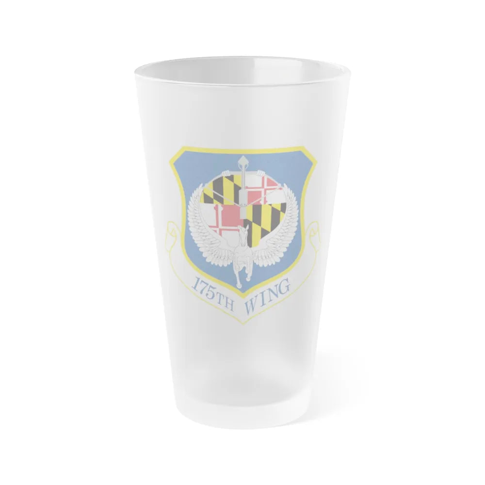 175th Wing (U.S. Air Force) Frosted Pint Glass 16oz-Go Mug Yourself