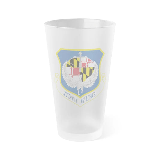 175th Wing (U.S. Air Force) Frosted Pint Glass 16oz-Go Mug Yourself