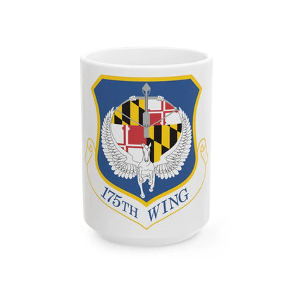 175th Wing (U.S. Air Force) White Coffee Mug-15oz-Go Mug Yourself