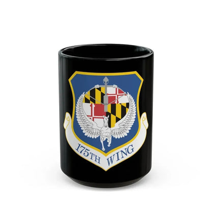175th Wing (U.S. Air Force) Black Coffee Mug 15oz - Go Mug Yourself