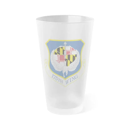 175th Wing (U.S. Air Force) Frosted Pint Glass 16oz Default Title - Go Mug Yourself