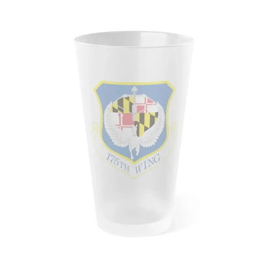 175th Wing (U.S. Air Force) Frosted Pint Glass 16oz Default Title - Go Mug Yourself