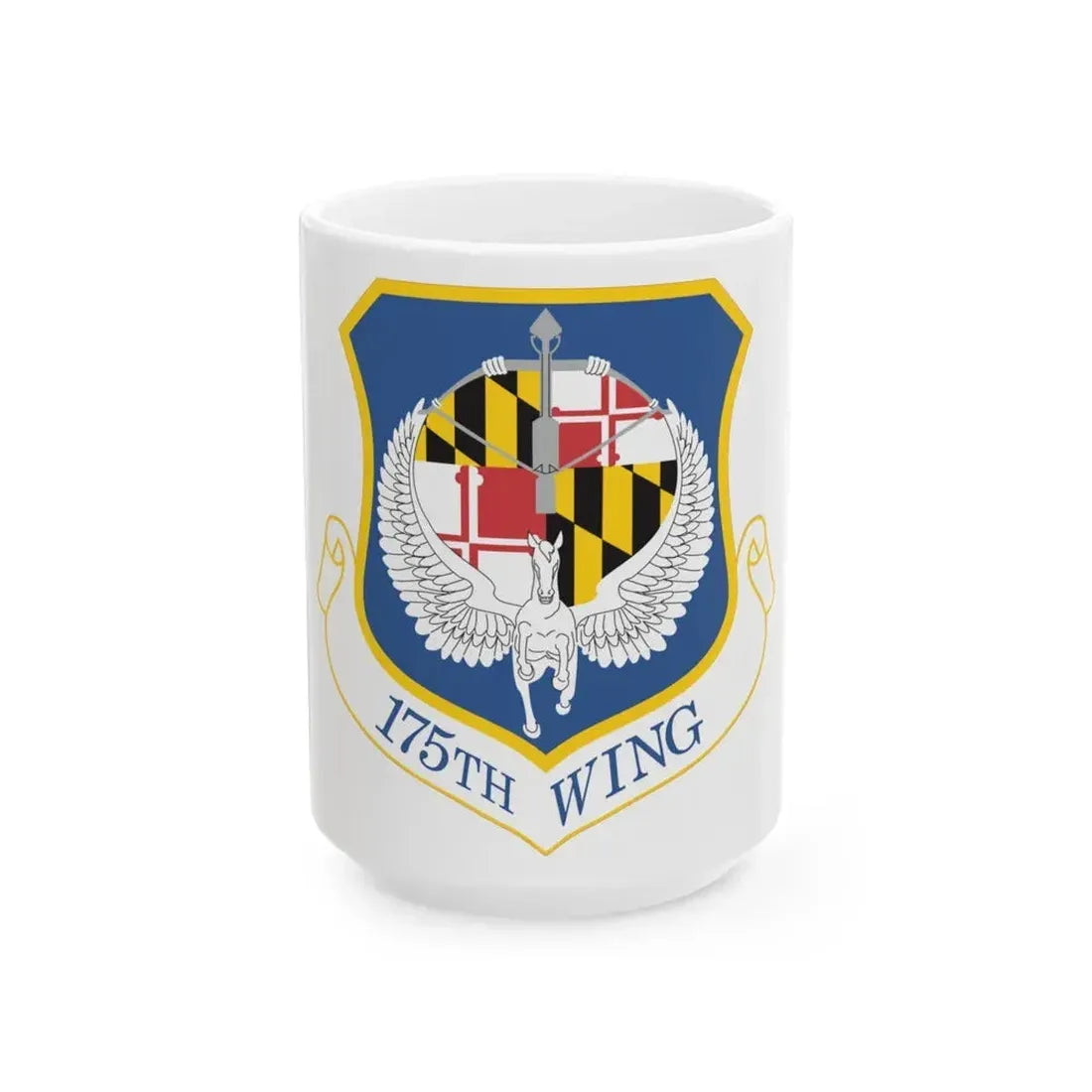 175th Wing (U.S. Air Force) White Coffee Mug 15oz - Go Mug Yourself