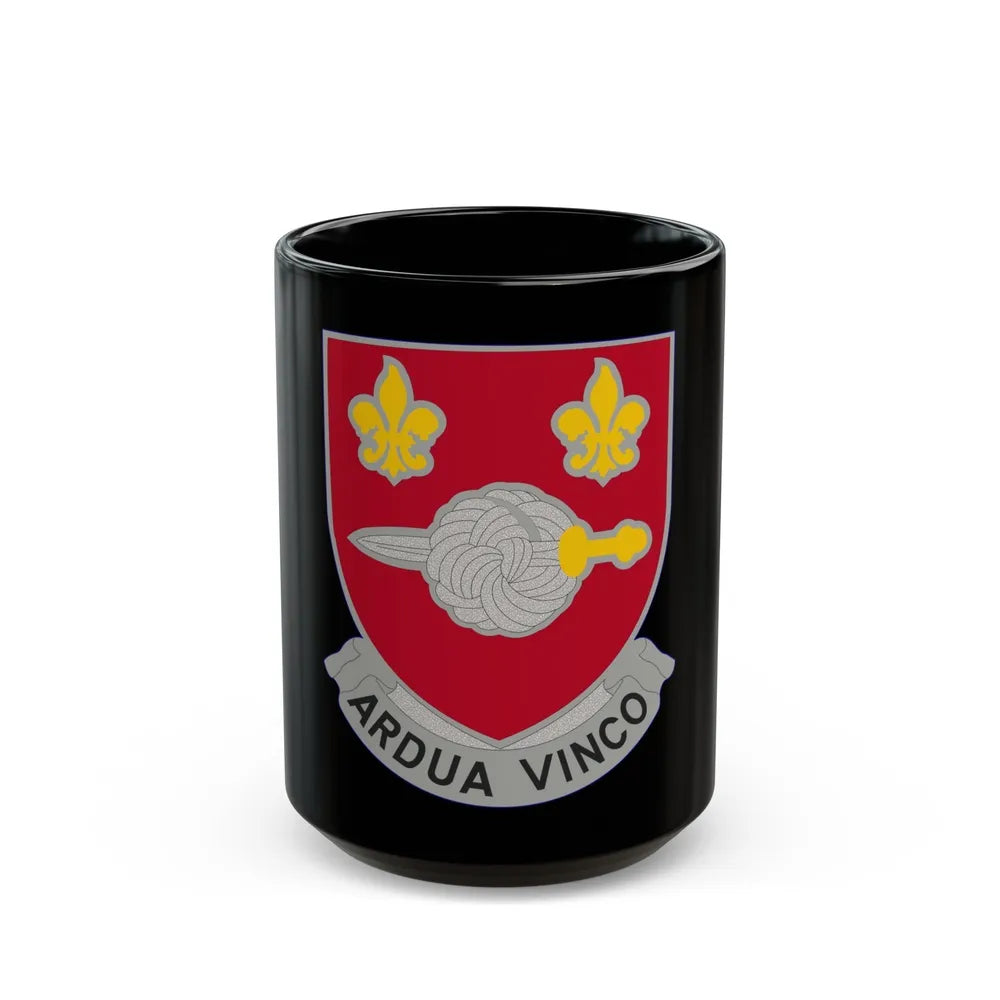 176 Engineer Battalion (U.S. Army) Black Coffee Mug-15oz-Go Mug Yourself