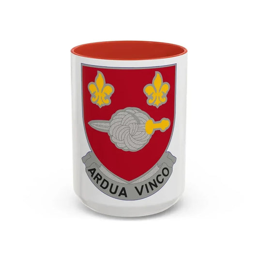 176 Engineer Battalion (U.S. Army) Accent Coffee Mug 11oz Light Blue - Go Mug Yourself