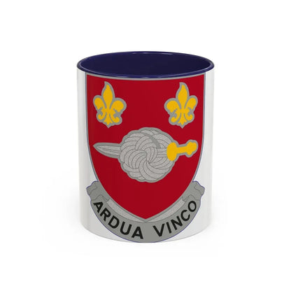 176 Engineer Battalion (U.S. Army) Accent Coffee Mug 11oz Navy - Go Mug Yourself