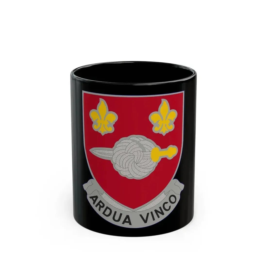 176 Engineer Battalion (U.S. Army) Black Coffee Mug 11oz - Go Mug Yourself