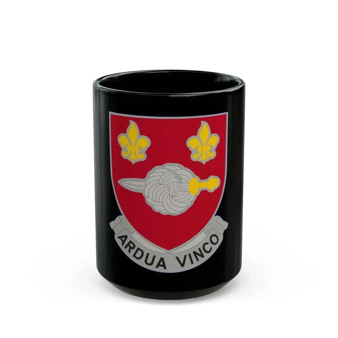 176 Engineer Battalion (U.S. Army) Black Coffee Mug 15oz - Go Mug Yourself