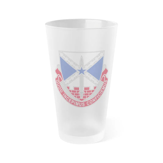 176 Engineer Brigade 2 (U.S. Army) Frosted Pint Glass 16oz-Go Mug Yourself