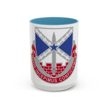 176 Engineer Brigade 2 (U.S. Army) Accent Coffee Mug 15oz Light Blue - Go Mug Yourself
