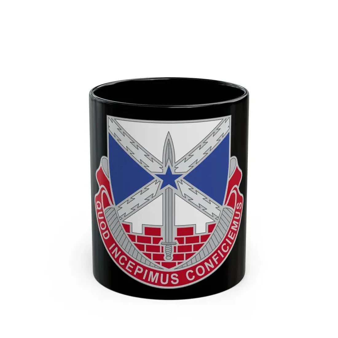 176 Engineer Brigade 2 (U.S. Army) Black Coffee Mug 11oz - Go Mug Yourself