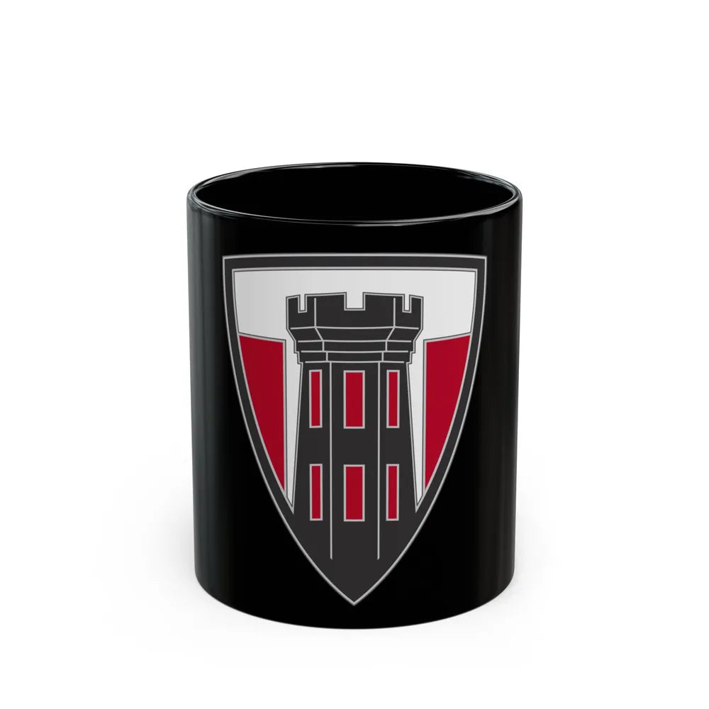 176 Engineer Brigade 3 (U.S. Army) Black Coffee Mug-11oz-Go Mug Yourself