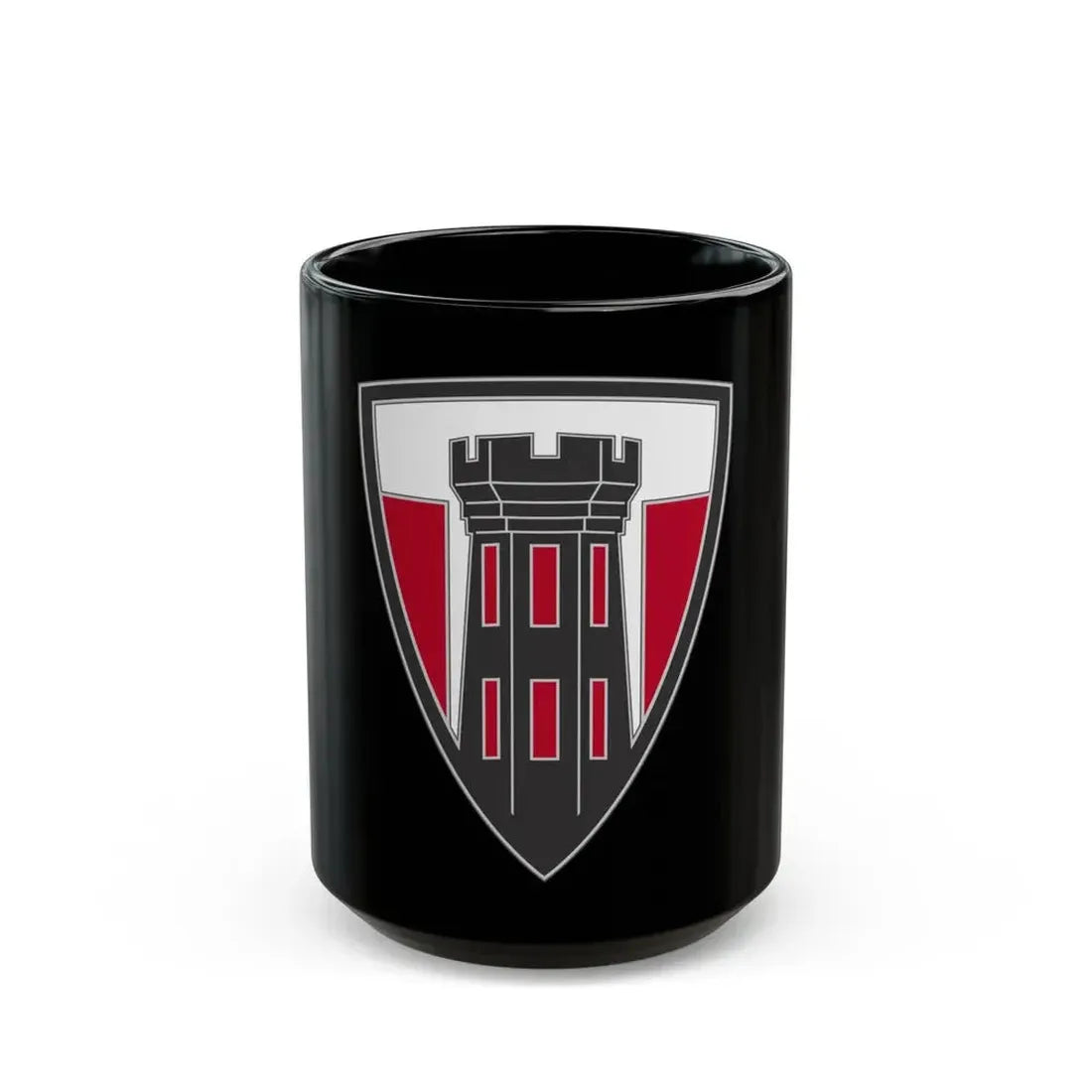 176 Engineer Brigade 3 (U.S. Army) Black Coffee Mug 15oz - Go Mug Yourself