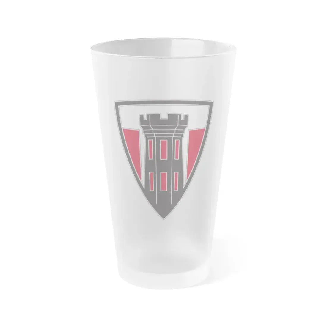 176 Engineer Brigade 3 (U.S. Army) Frosted Pint Glass 16oz Default Title - Go Mug Yourself