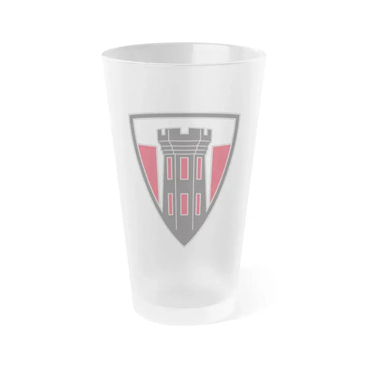 176 Engineer Brigade 3 (U.S. Army) Frosted Pint Glass 16oz Default Title - Go Mug Yourself