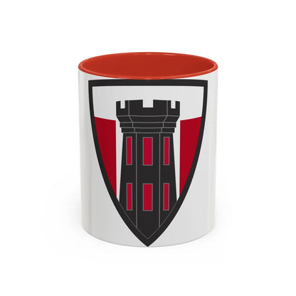 176 Engineer Brigade (U.S. Army) Accent Coffee Mug-11oz-Red-Go Mug Yourself