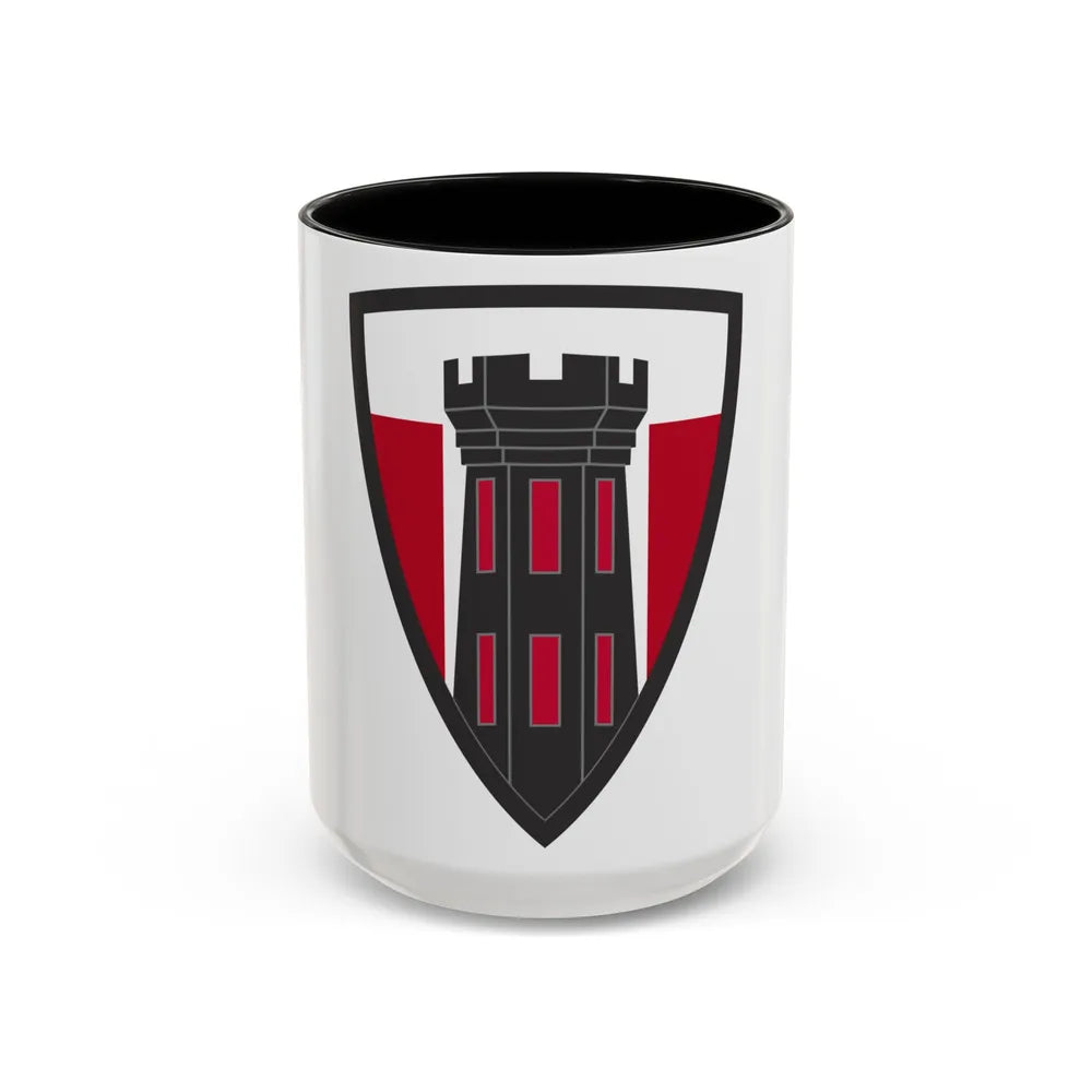 176 Engineer Brigade (U.S. Army) Accent Coffee Mug-15oz-Black-Go Mug Yourself