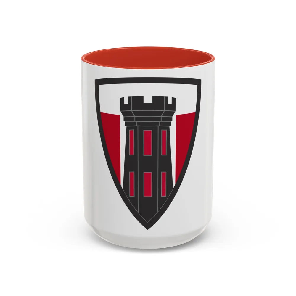 176 Engineer Brigade (U.S. Army) Accent Coffee Mug-15oz-Red-Go Mug Yourself