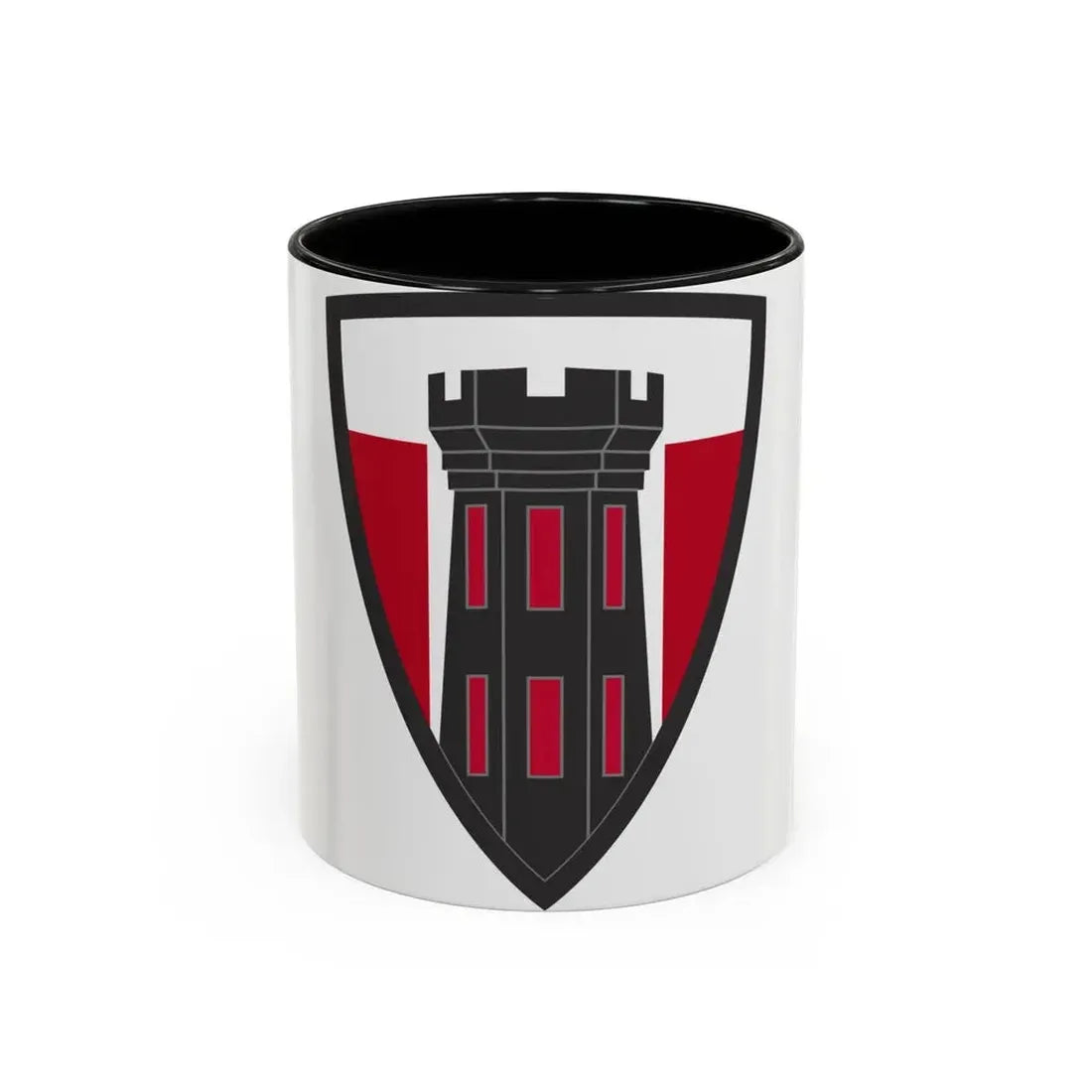 176 Engineer Brigade (U.S. Army) Accent Coffee Mug 11oz Black - Go Mug Yourself