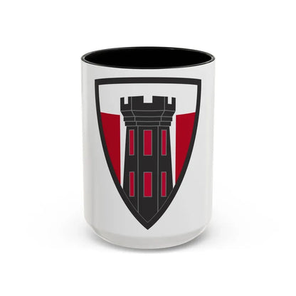 176 Engineer Brigade (U.S. Army) Accent Coffee Mug 15oz Black - Go Mug Yourself