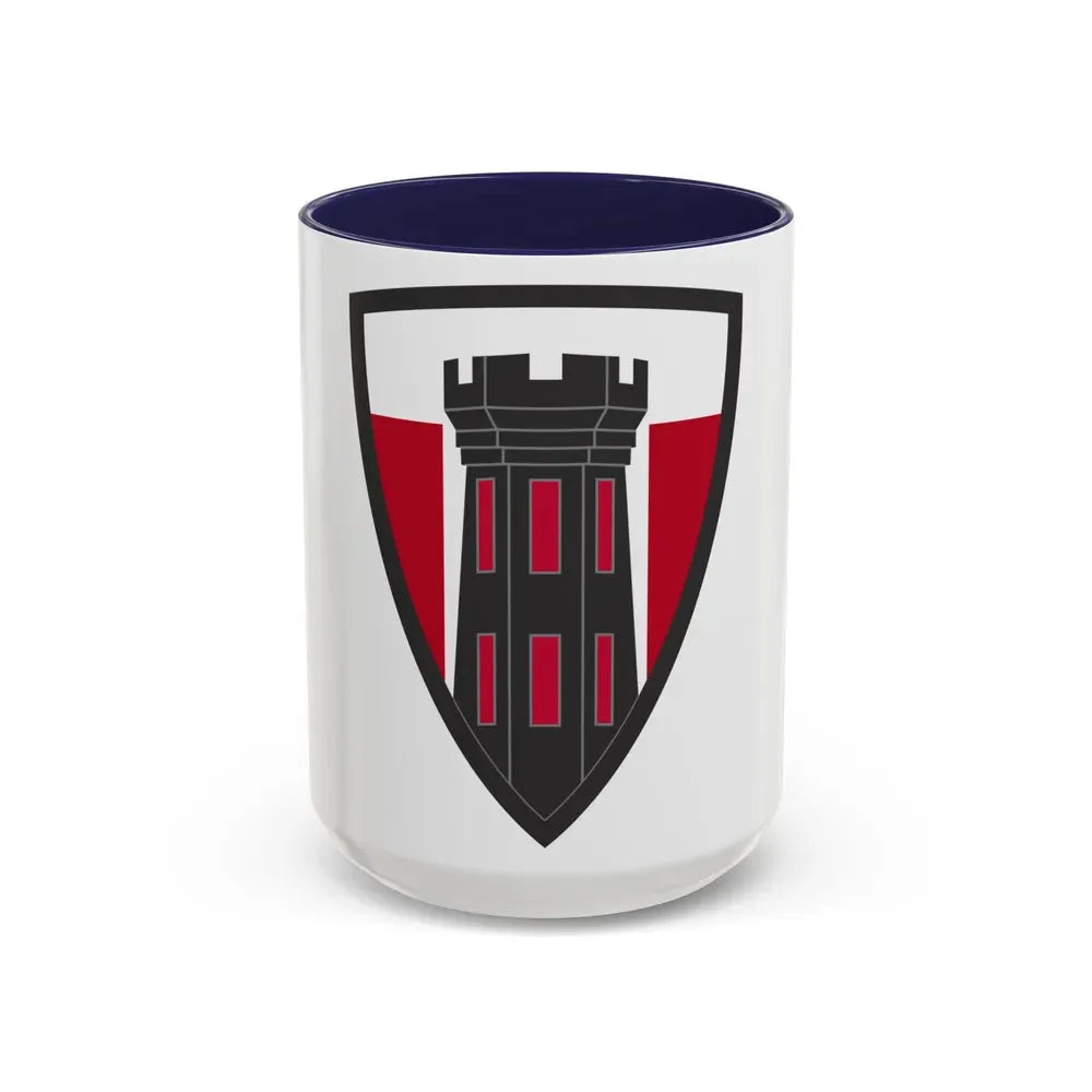 176 Engineer Brigade (U.S. Army) Accent Coffee Mug 15oz Navy - Go Mug Yourself