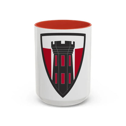 176 Engineer Brigade (U.S. Army) Accent Coffee Mug 15oz Red - Go Mug Yourself