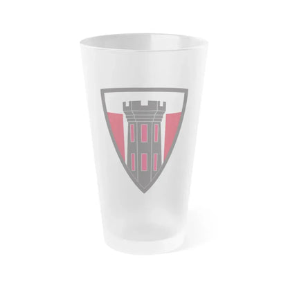 176 Engineer Brigade (U.S. Army) Frosted Pint Glass 16oz Default Title - Go Mug Yourself