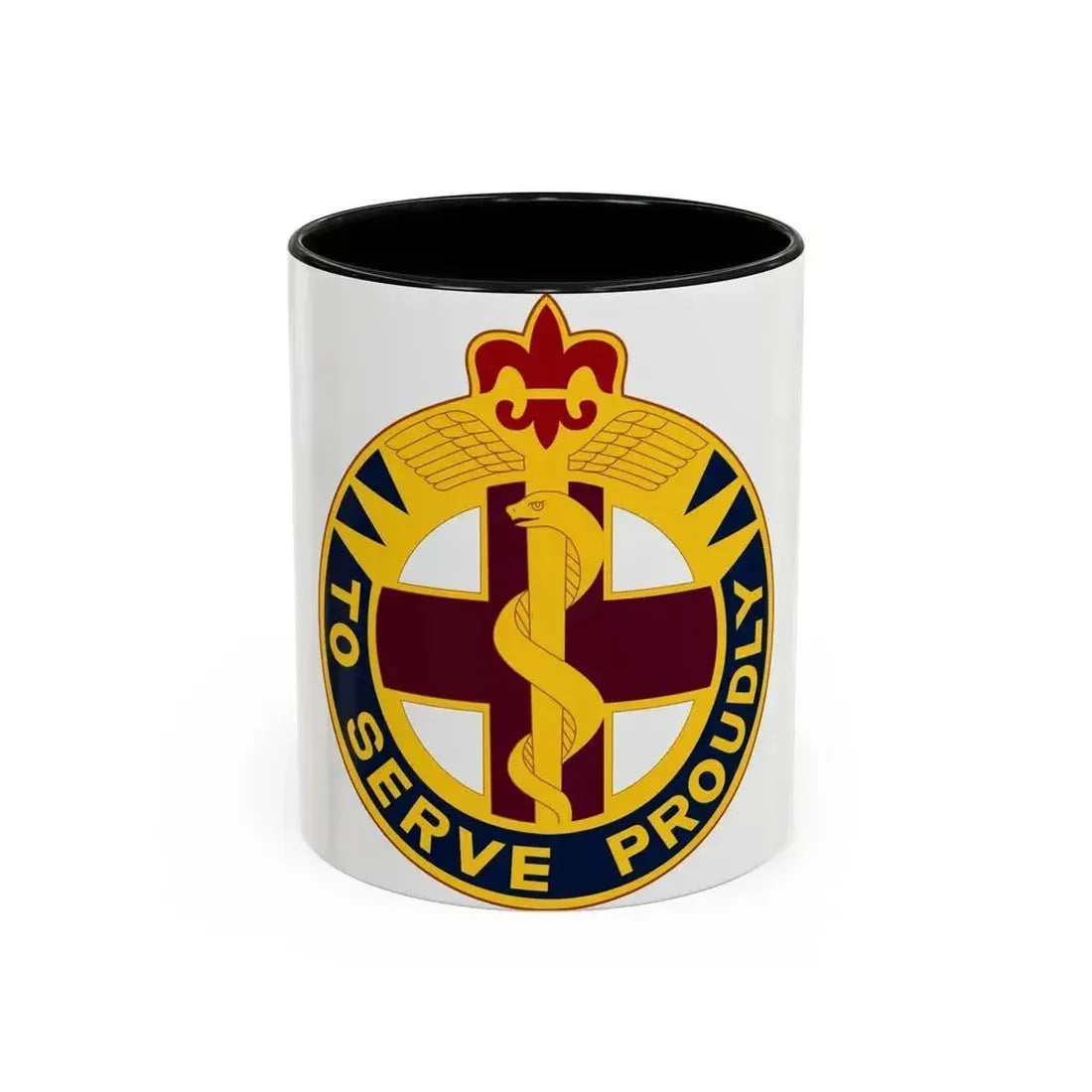 176 Medical Brigade 2 (U.S. Army) Accent Coffee Mug 11oz Black - Go Mug Yourself