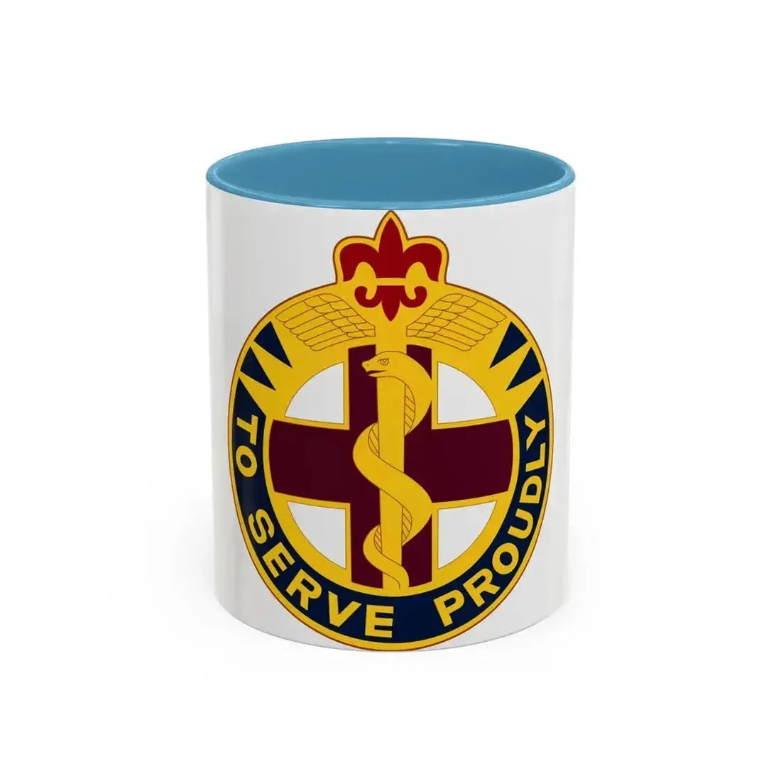 176 Medical Brigade 2 (U.S. Army) Accent Coffee Mug 11oz Light Blue - Go Mug Yourself
