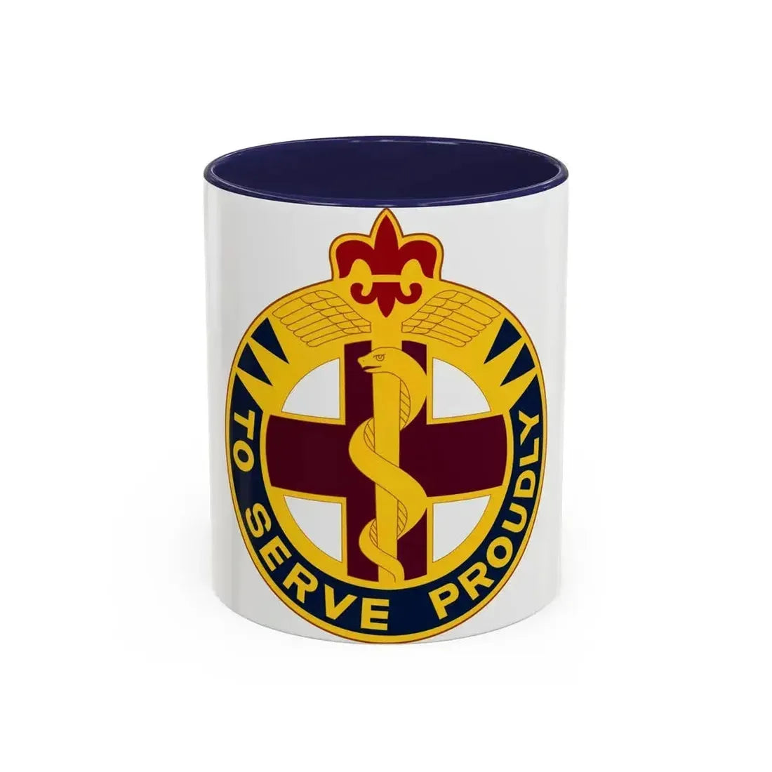 176 Medical Brigade 2 (U.S. Army) Accent Coffee Mug 11oz Navy - Go Mug Yourself