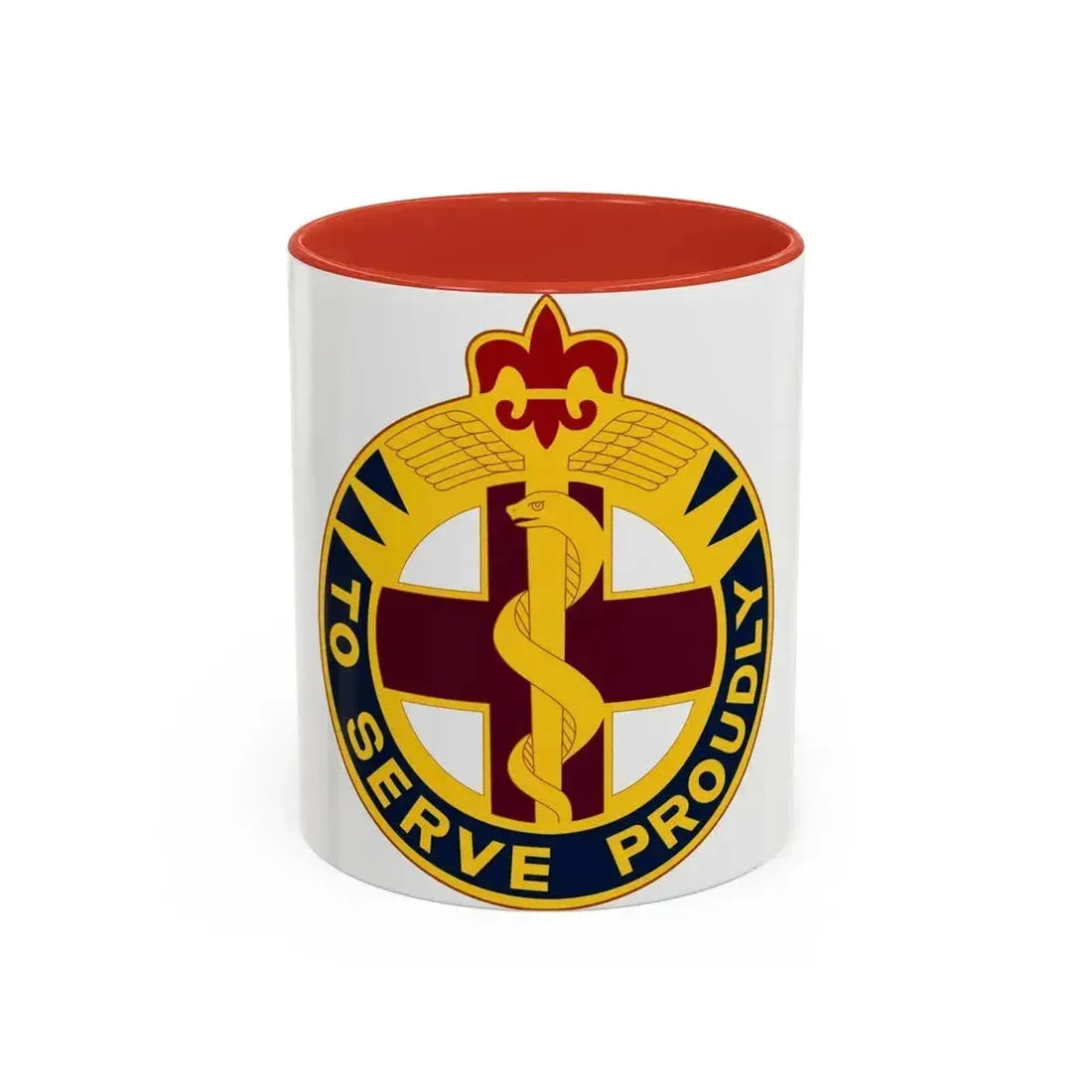 176 Medical Brigade 2 (U.S. Army) Accent Coffee Mug 11oz Red - Go Mug Yourself