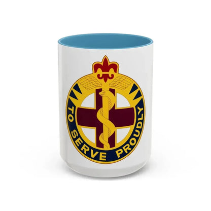 176 Medical Brigade 2 (U.S. Army) Accent Coffee Mug 15oz Light Blue - Go Mug Yourself